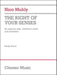 The Right of Your Senses (Study Score) Study Scores sheet music cover